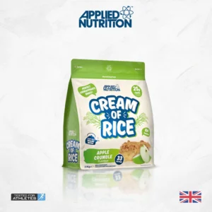 Paquete de Cream of Rice sabor crumble de manzana de Applied Nutrition