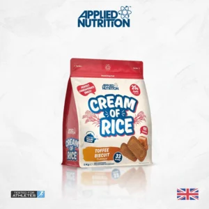 Paquete de Cream of Rice sabor Toffee Biscuit de 1 kg
