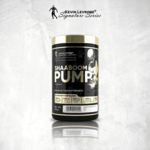 Envase de SHAABOOM PUMP con diseño moderno y texto visible