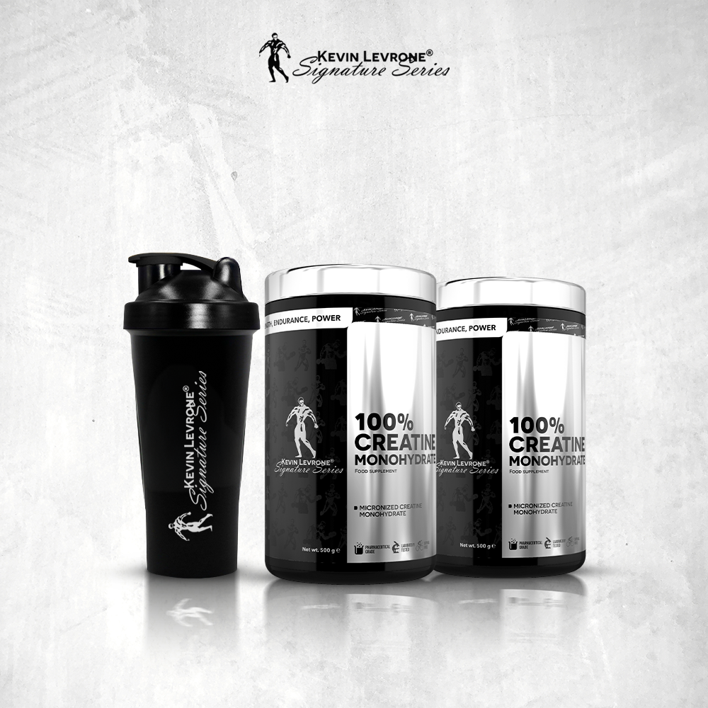 2 Creatinas Kevin Levrone 500 g con shaker de regalo