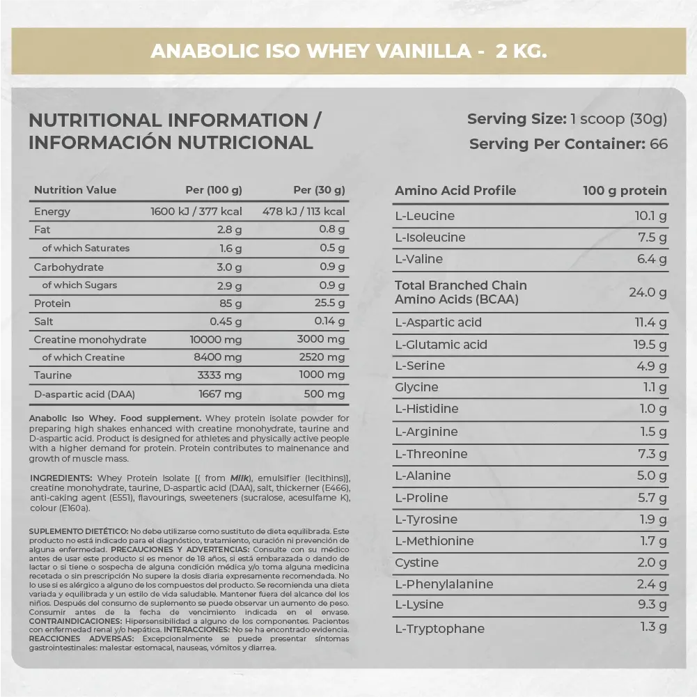 ANABOLIC ISO WHEY VAINILLA 2KG - TN MARCA (1)