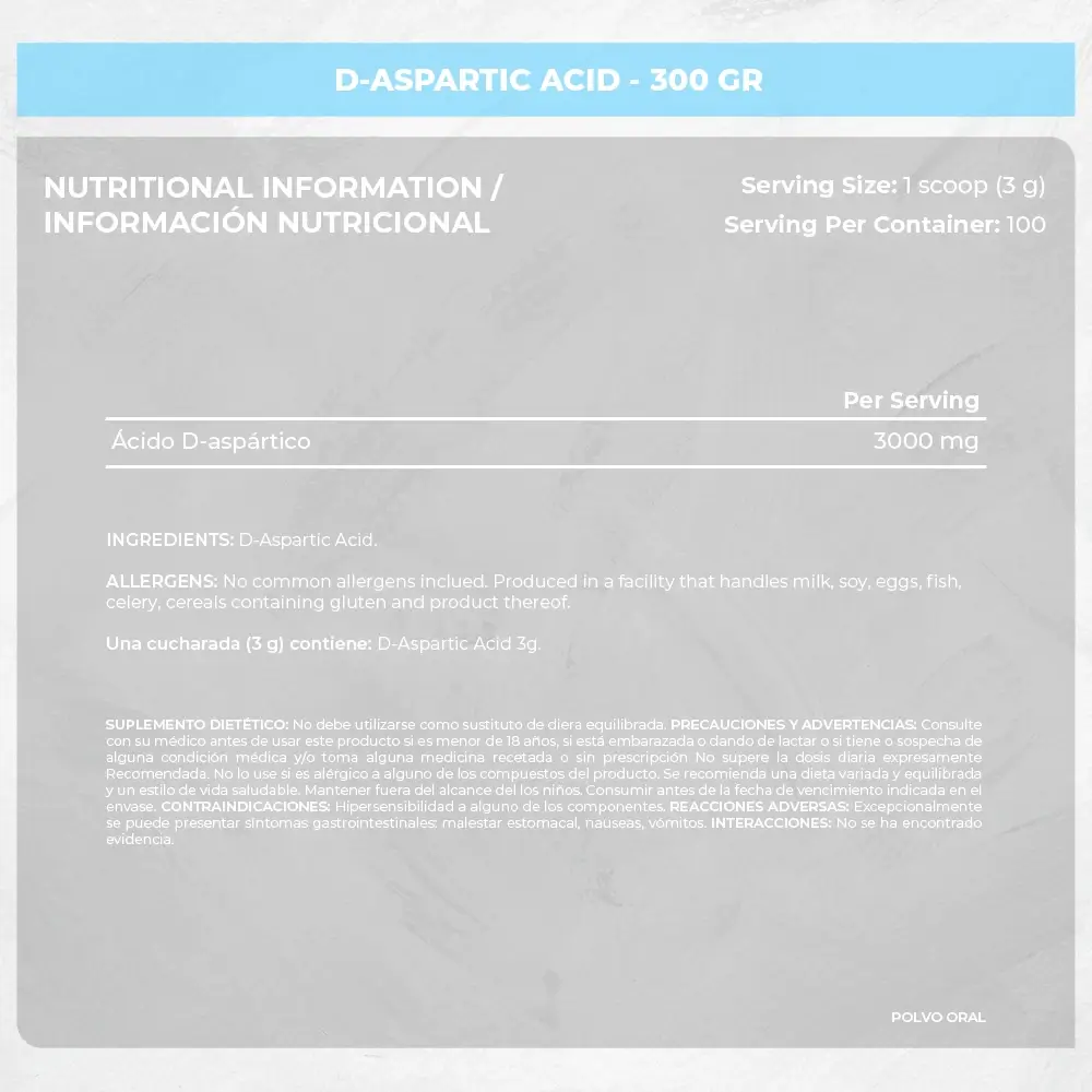 D-ASPARTIC ACID 300GR - TN MARCA (1)
